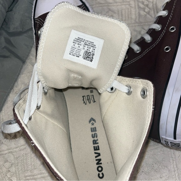 Converse Men's High-Top Sneakers - Dark Brown - Picture 8 of 8